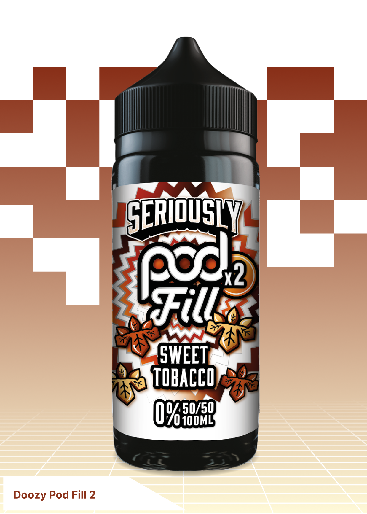 Doozy Pod Fill 2 - Sweet Tobacco 100ML - VAPE LAB SOLUTIONS