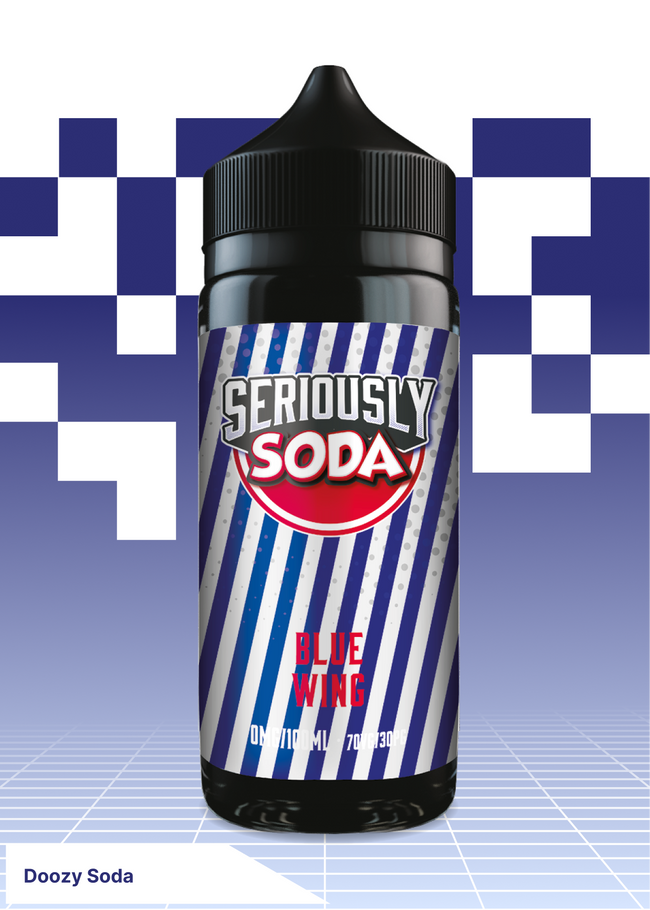 Doozy Soda - Blue Wing 100ML - VAPE LAB SOLUTIONS Hover Image