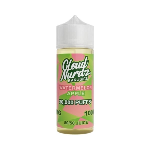 Cloud Nurdz Bar - Watermelon Apple 100ML Hover Image