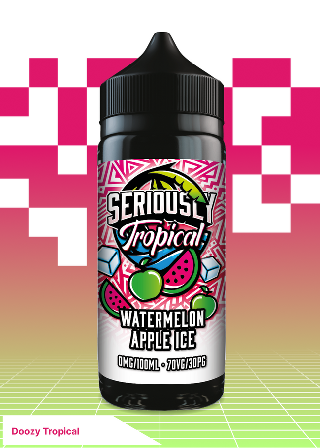 Doozy Tropical - Watermelon Apple Ice 100ML - VAPE LAB SOLUTIONS Hover Image