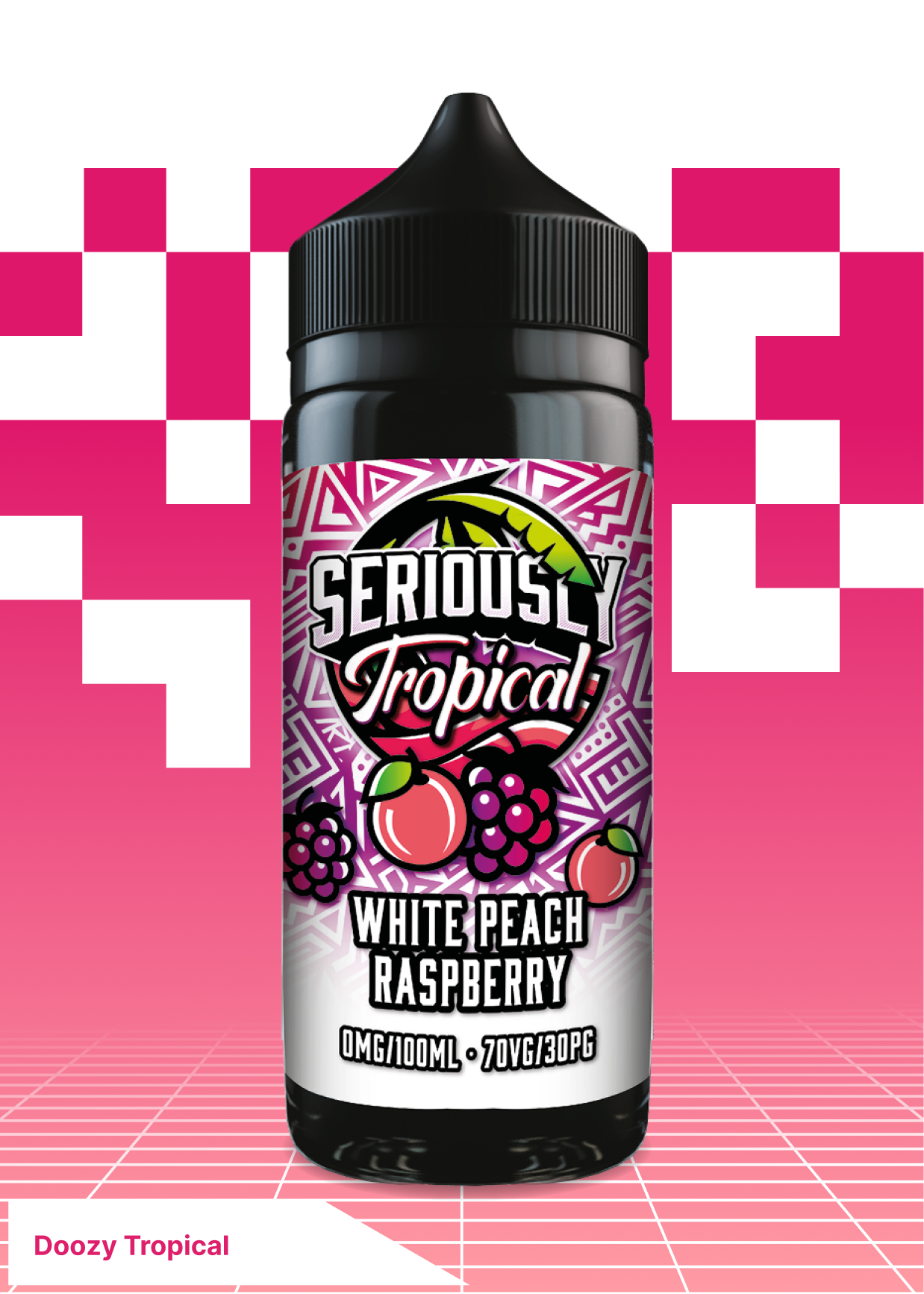 Doozy Tropical -  White Peach Raspberry 100ML - VAPE LAB SOLUTIONS