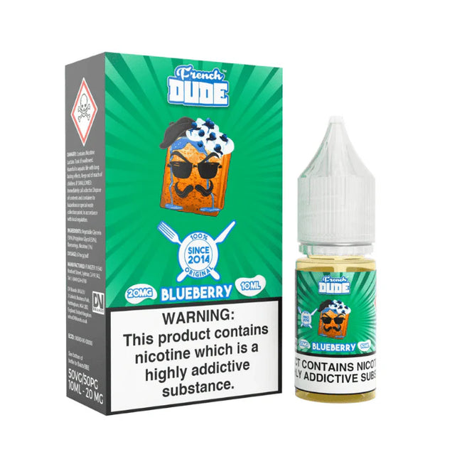 French Dude Salt - Blueberry 10ML Hover Image
