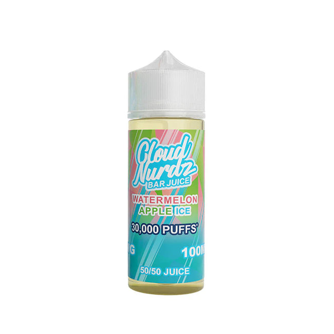 Cloud Nurdz Bar - Iced Watermelon Apple 100ML Hover Image